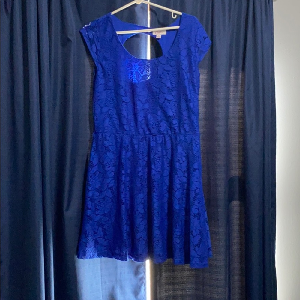 Candies Blue Lace Dress